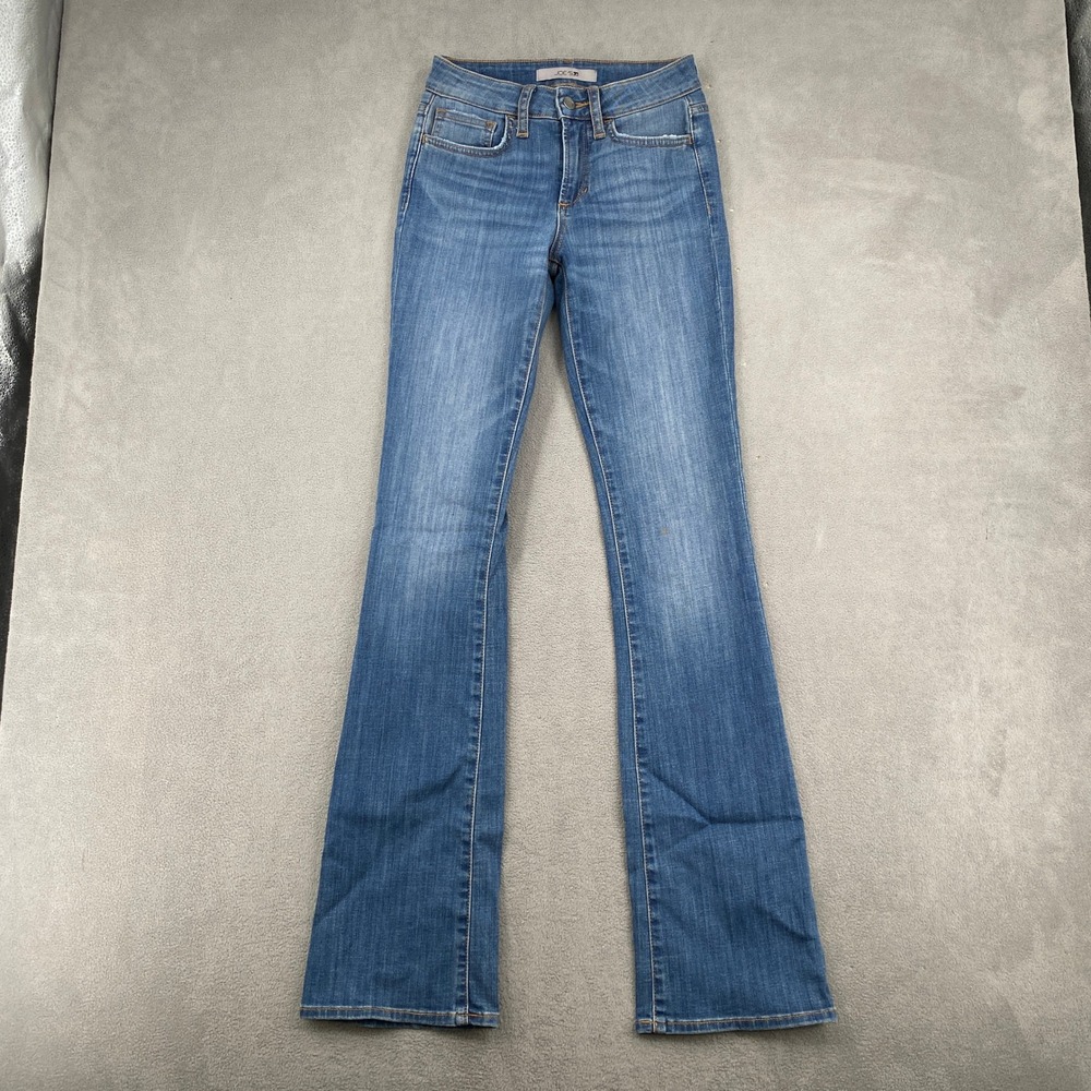 Joes Jeans Indira Mid Rise Bootcut Blue Denim Pants Size 24 Y2K Style